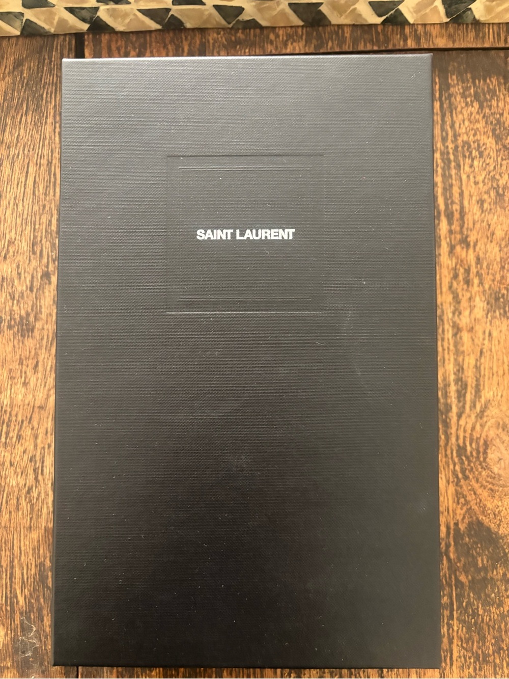 Saint Laurent Black Logo Presentation Box